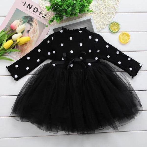Polkadot Tutu Dress - Peach and Pumpkins