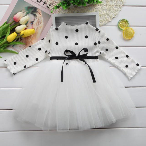Polkadot Tutu Dress - Peach and Pumpkins
