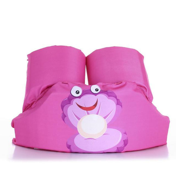 Lyonava Cartoon Puddle Jumpers - Peach and Pumpkins