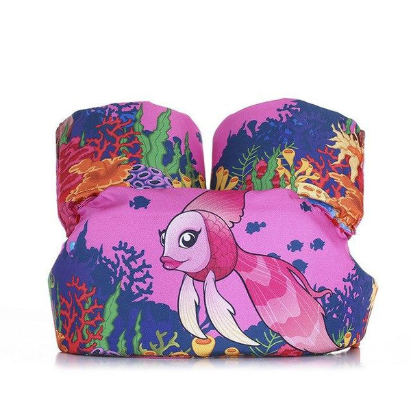 Lyonava Cartoon Puddle Jumpers - Peach and Pumpkins