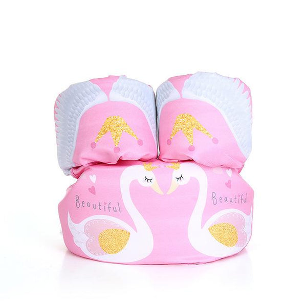 Lyonava Cartoon Puddle Jumpers - Peach and Pumpkins