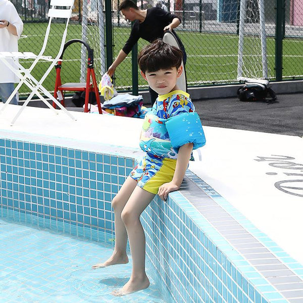 Lyonava Cartoon Puddle Jumpers - Peach and Pumpkins