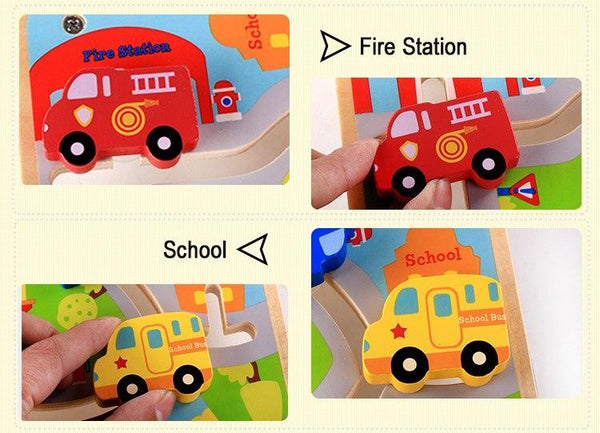 Block Traffic Game - Peach and Pumpkins