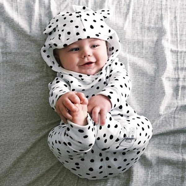 Little Dalmatian - Peach and Pumpkins