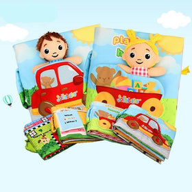 Cloth Story Book - Peach and Pumpkins