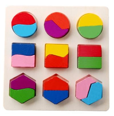 3D Geometric Shape Building Blocks - Peach and Pumpkins