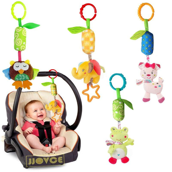 Stroller Rattle Hanging Toy - Peach and Pumpkins