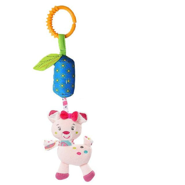 Stroller Rattle Hanging Toy - Peach and Pumpkins