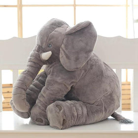 Big Elephant Plush Toy - Peach and Pumpkins