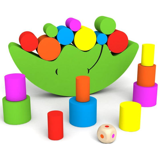 Children's Mons Educational Wooden Toys, Digital Color Matching