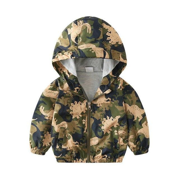 Camouflage x Dino - Peach and Pumpkins