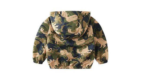 Camouflage x Dino - Peach and Pumpkins