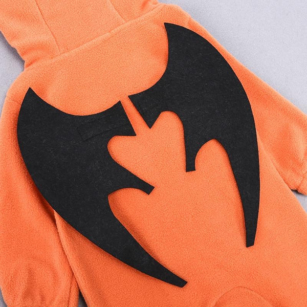 Pumpkin Romper - Peach and Pumpkins