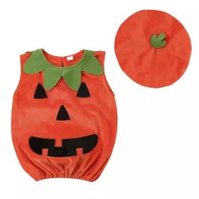 Little Pumpkin + Hat - Peach and Pumpkins