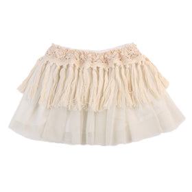 Tassel Tutu Skirt - Peach and Pumpkins