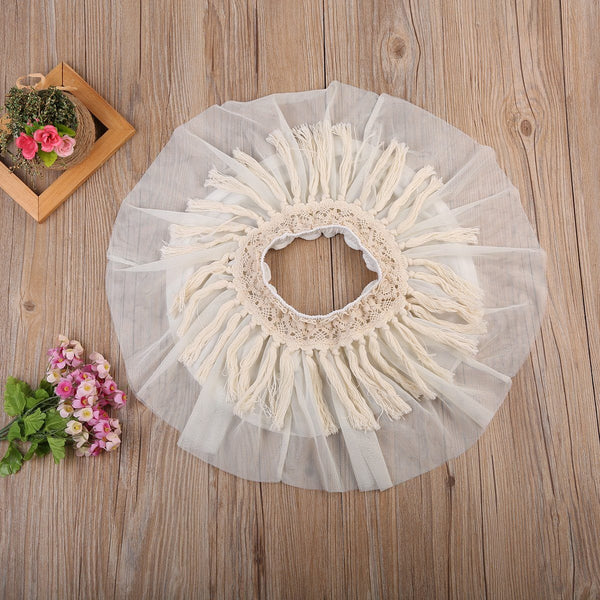 Tassel Tutu Skirt - Peach and Pumpkins