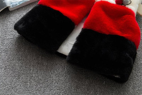 Faux Fur Vest Coat - Peach and Pumpkins