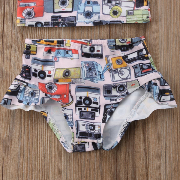 Camera Girl Swimwear - Peach and Pumpkins