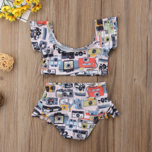 Camera Girl Swimwear - Peach and Pumpkins