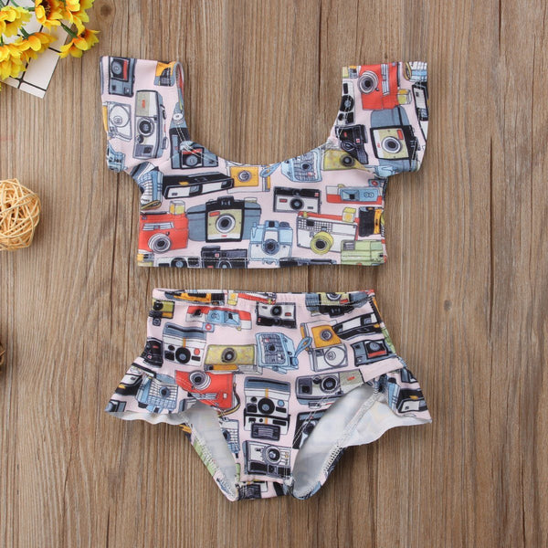 Camera Girl Swimwear - Peach and Pumpkins