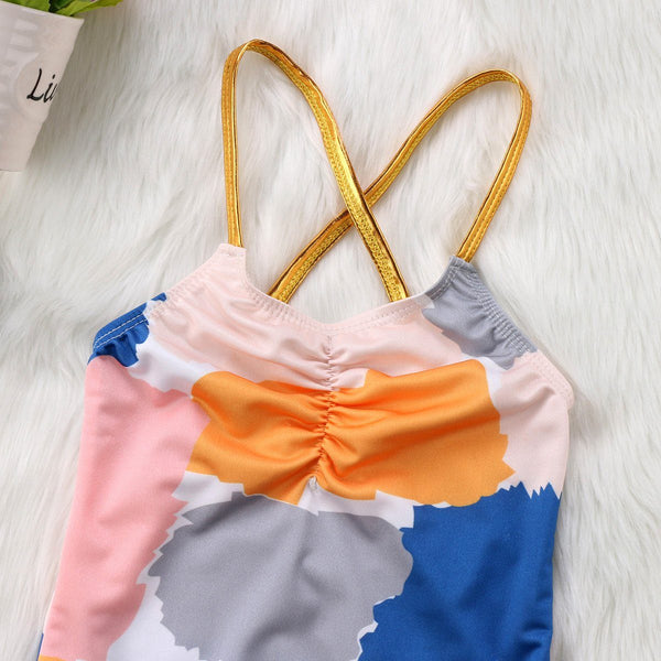 Abstract Paint - Peach and Pumpkins