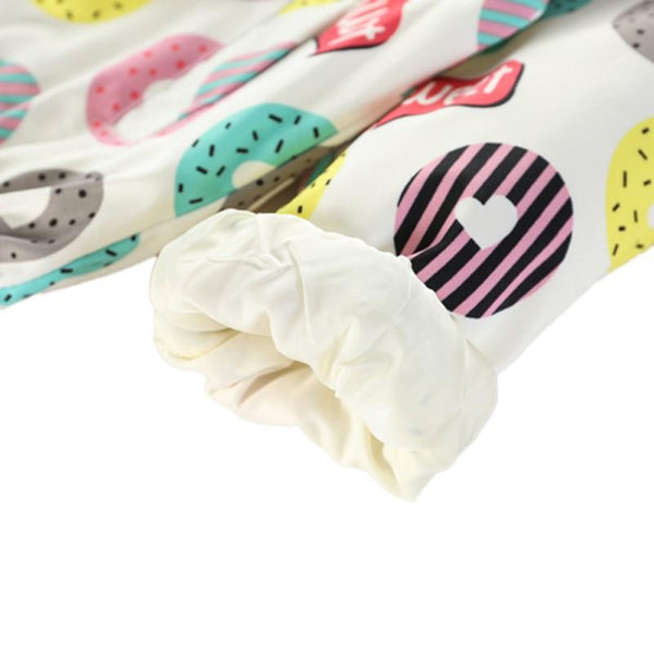 Donut Windbreaker - Peach and Pumpkins