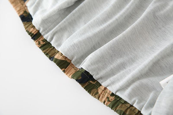 Camouflage x Dino - Peach and Pumpkins