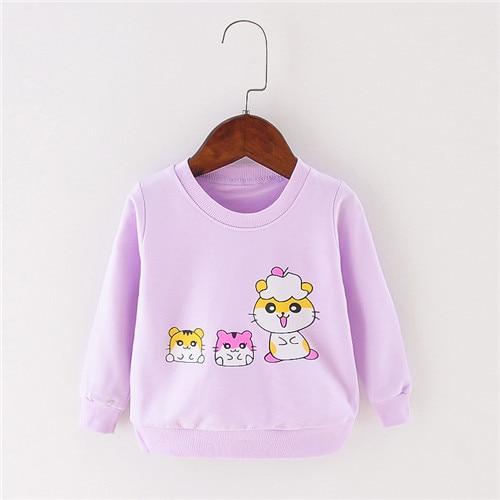 Little Hamsters Pullover - Peach and Pumpkins