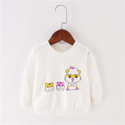 Little Hamsters Pullover - Peach and Pumpkins