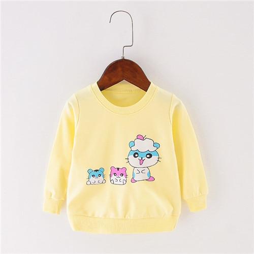 Little Hamsters Pullover - Peach and Pumpkins