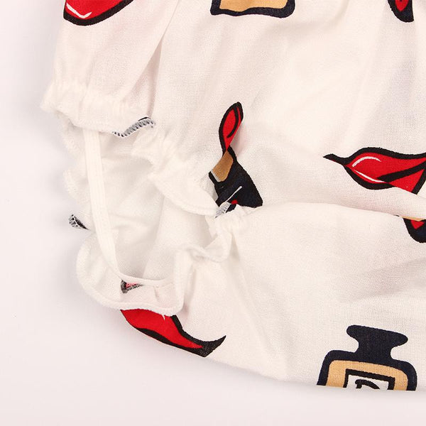 Makeup Shorts - Peach and Pumpkins