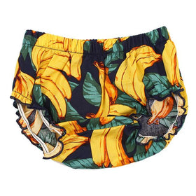 Na-na-na Banana Shorts - Peach and Pumpkins