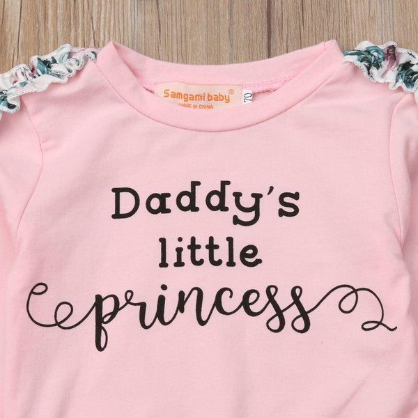 "Daddy's Little Princess" Set - Peach and Pumpkins
